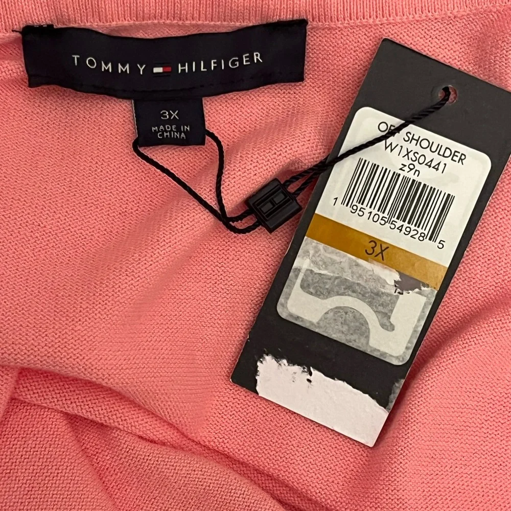 Tommy Hilfiger NWT Off Shoulder Sweater- size 3X - Picture 7 of 8
